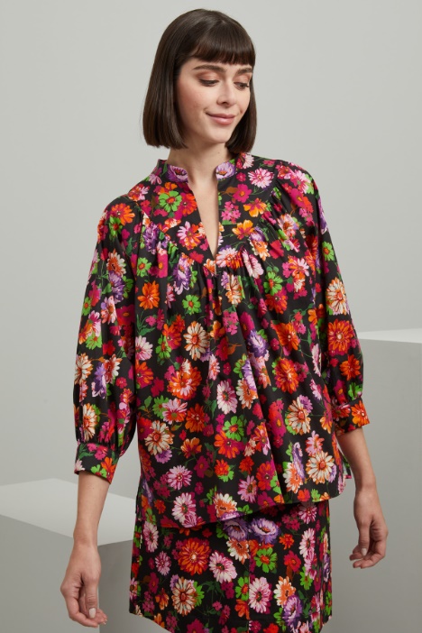 Blusa in popeline - Fashion Market