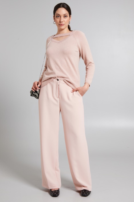 Pantaloni a palazzo in cady - Fashion Market