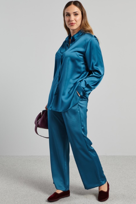 Pantaloni morbidi  in raso - Fashion Market