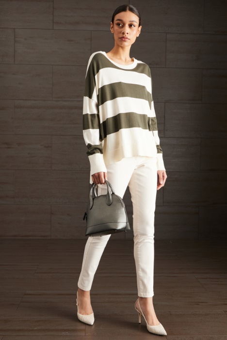Pantaloni in drill di cotone - Fashion Market