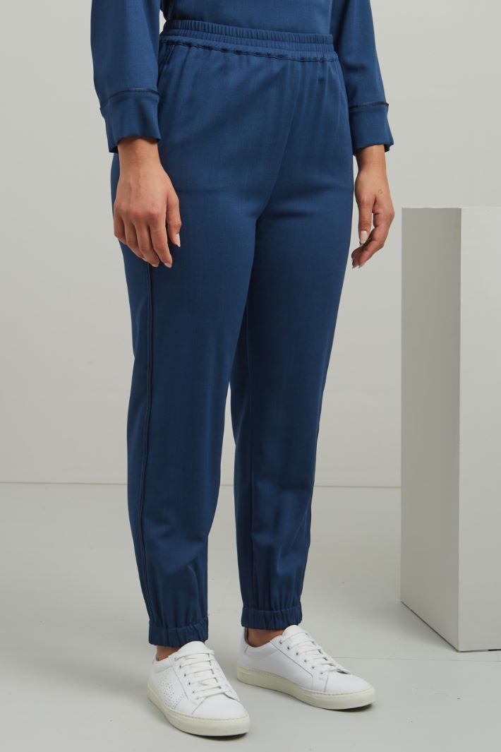 Jogger con piping - AVIO - Fashion Market - 2