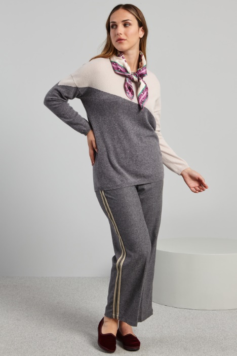 Pantaloni con bande laterali - Fashion Market