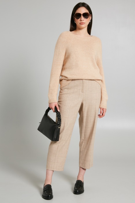 Pantaloni in flanella lamè - Fashion Market