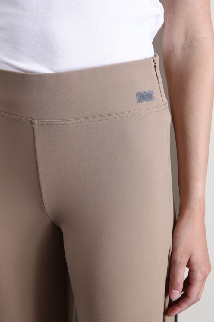 Pantaloni in tessuto diagonale - CAMMELLO - Fashion Market - 3