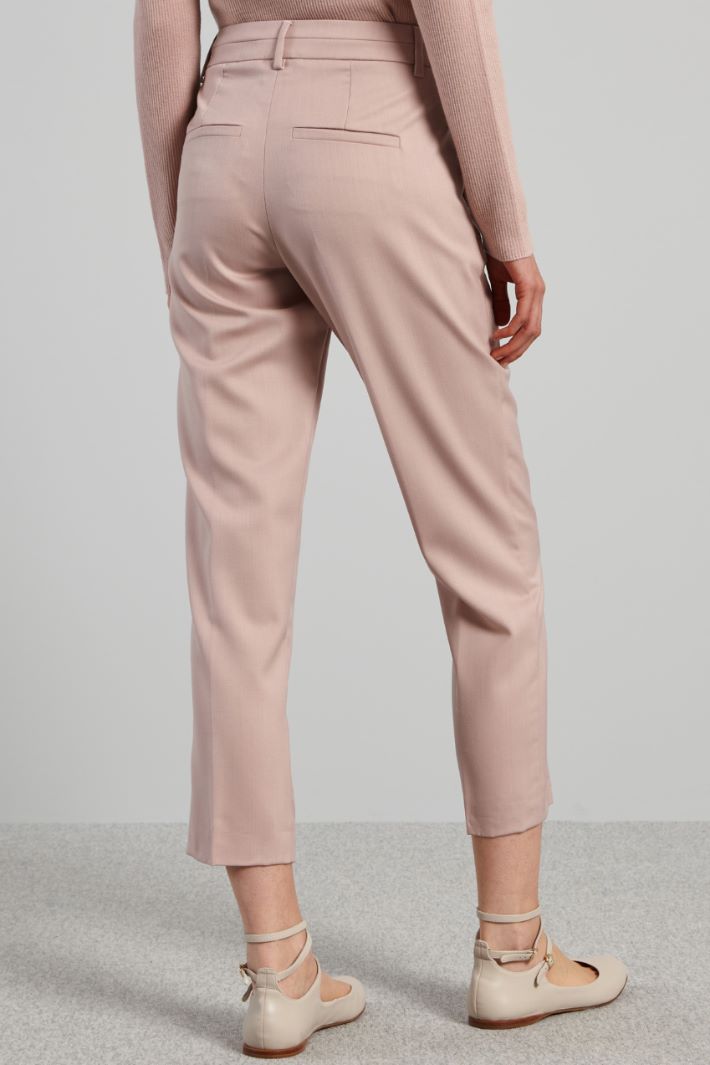 Pantaloni chino in lana - ROSA POLVERE - Fashion Market - 3