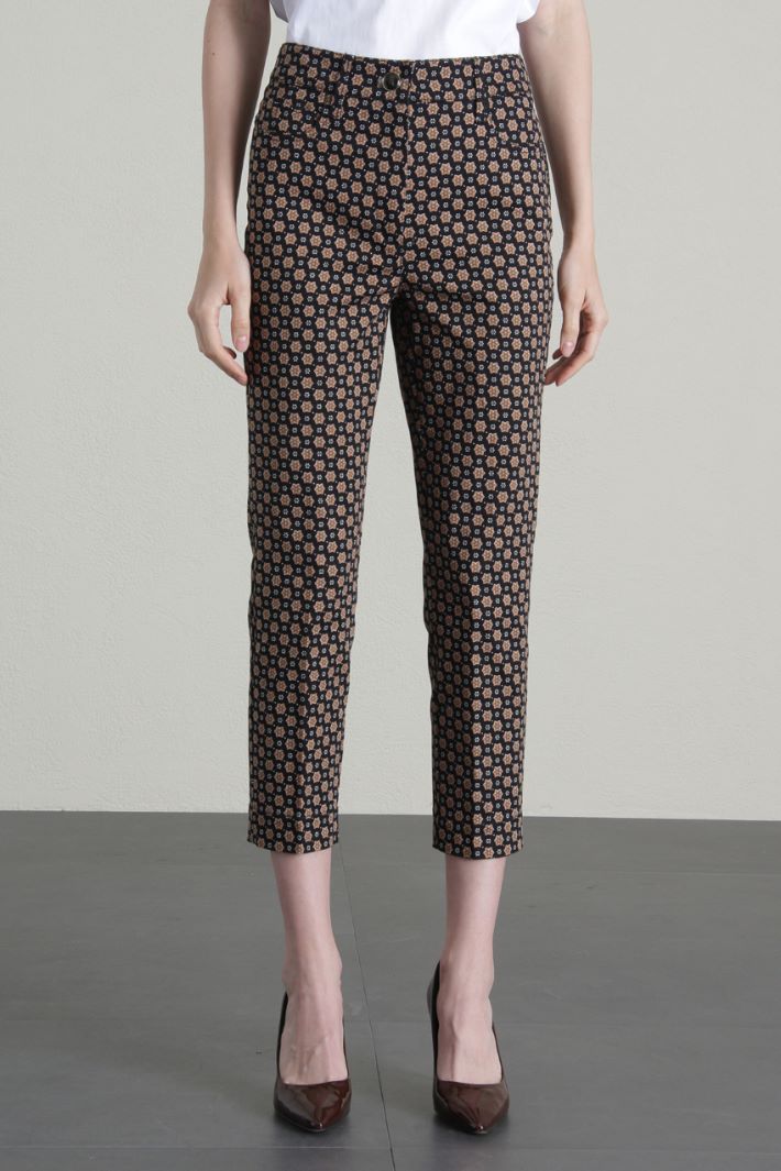 Pantaloni in cotone - NERO - Fashion Market - 4
