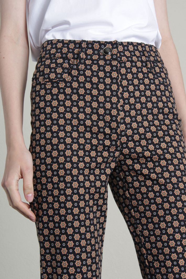 Pantaloni in cotone - NERO - Fashion Market - 3