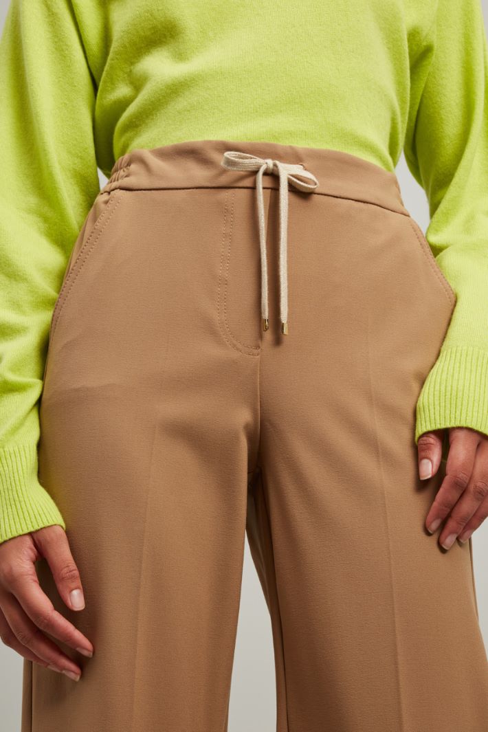 Pantaloni ampi con coulisse - CAMMELLO - Fashion Market - 3