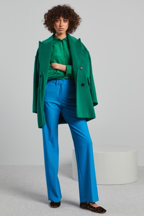 Pantaloni dritti in saglia - Fashion Market