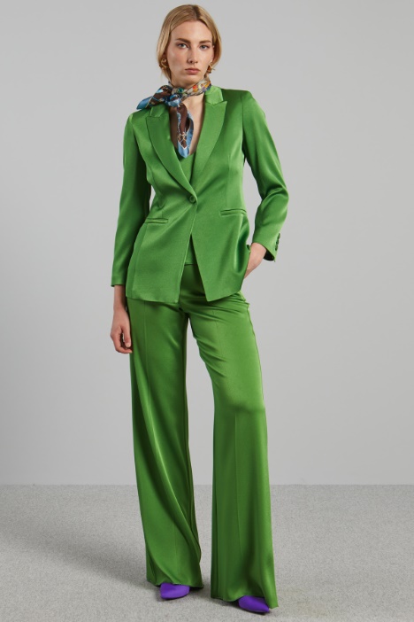 Pantaloni a palazzo in raso - Fashion Market