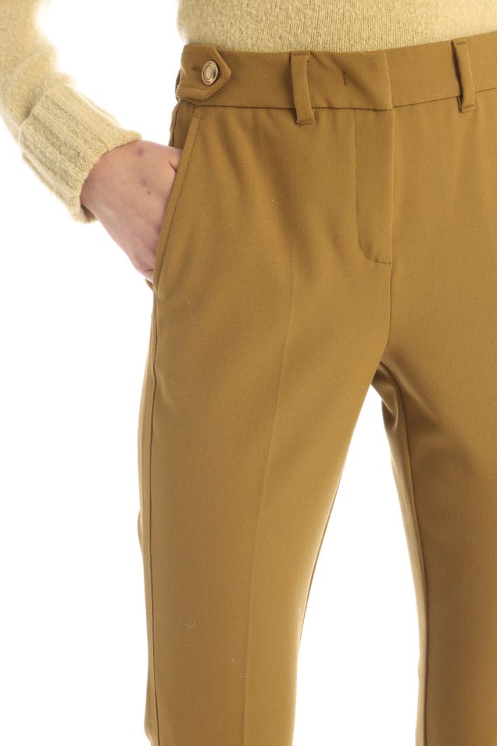 Pantaloni con alamari - SENAPE - Fashion Market - 3