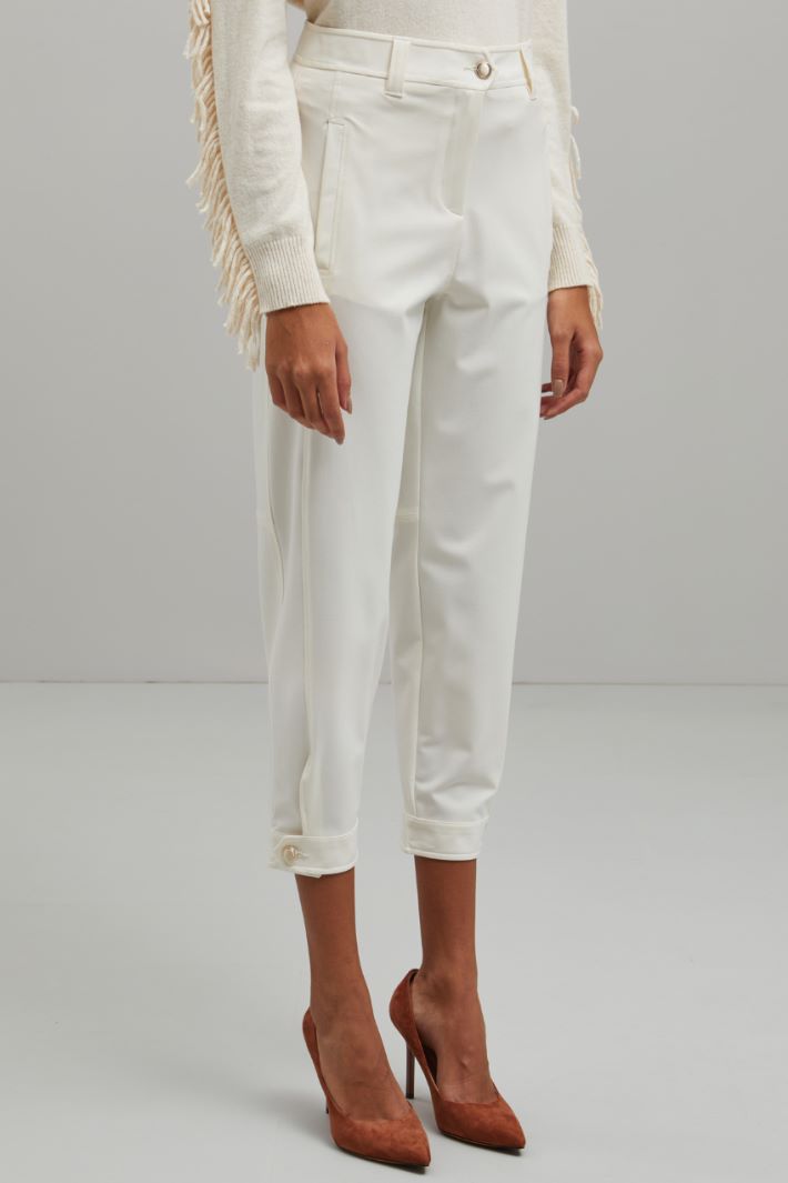Pantaloni carrot - BIANCO - Fashion Market - 2