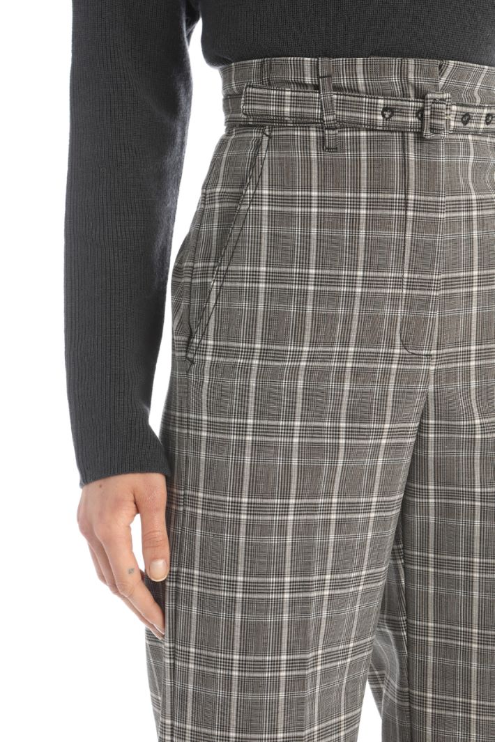 Pantaloni cropped - GRIGIO - Fashion Market - 3