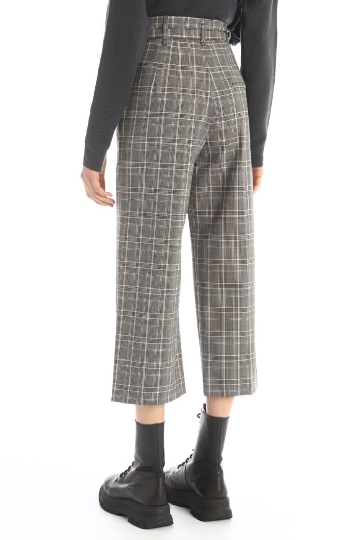 Pantaloni cropped - GRIGIO - Fashion Market - 2