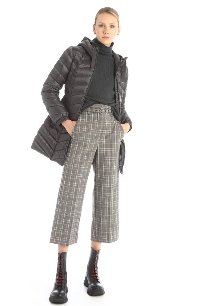 Pantaloni cropped - GRIGIO - Fashion Market