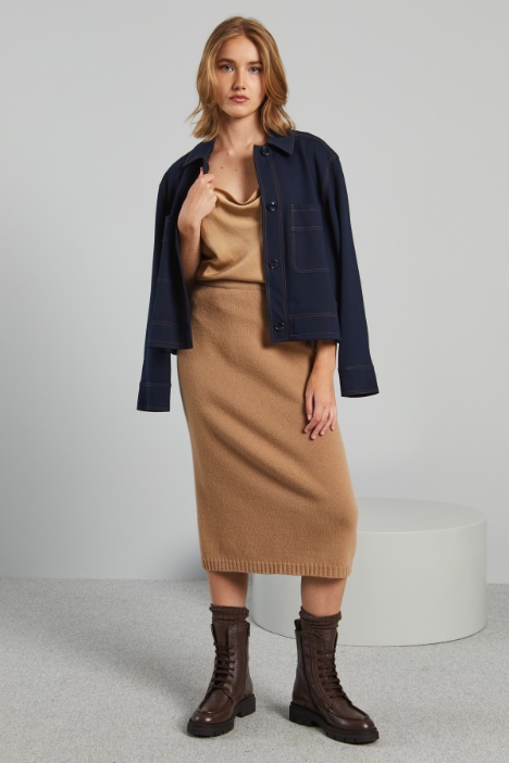 Top con scollo drappeggiato - Fashion Market