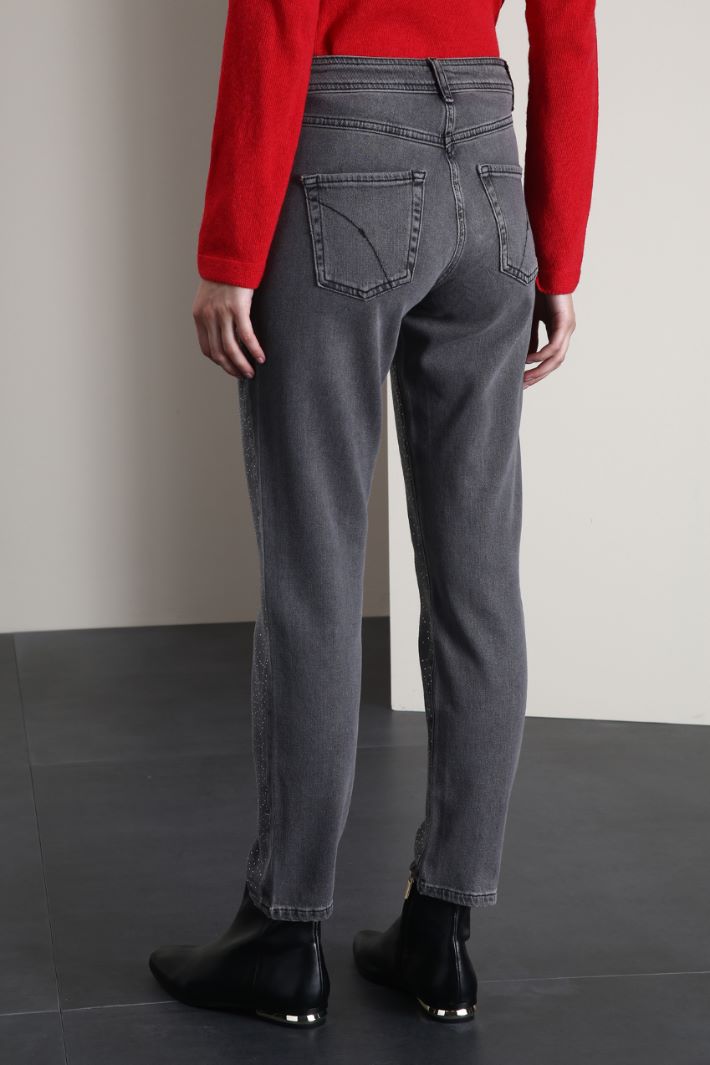 Pantaloni in denim - GRIGIO - Fashion Market - 2