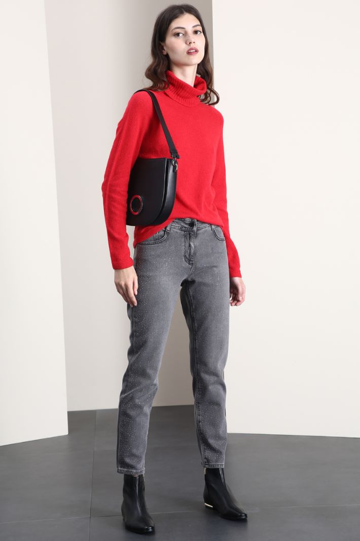 Pantaloni in denim - GRIGIO - Fashion Market