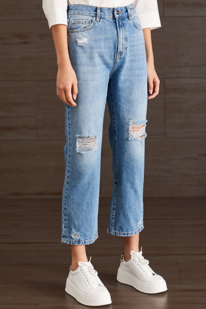 Jeans a gamba dritta - AZZURRO DENIM - Fashion Market - 4