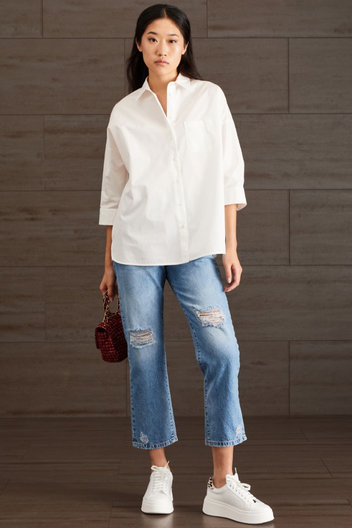 Jeans a gamba dritta - AZZURRO DENIM - Fashion Market