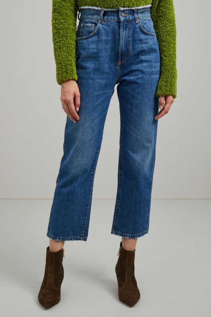 Jeans a gamba dritta - BLU DENIM - Fashion Market - 2