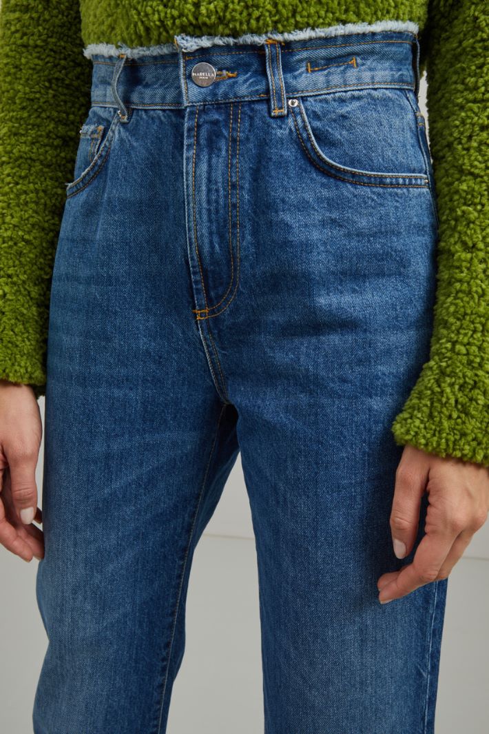 Jeans a gamba dritta - BLU DENIM - Fashion Market - 3