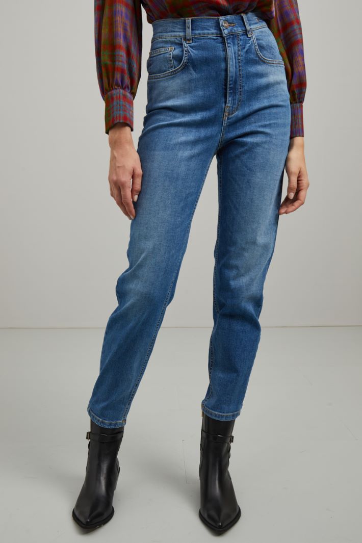 Jeans a gamba dritta - BLU DENIM - Fashion Market - 2