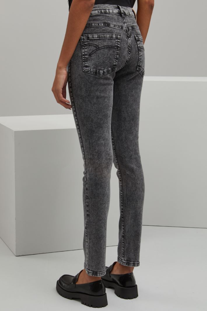 Jeans skinny - GRIGIO SCURO - Fashion Market - 4