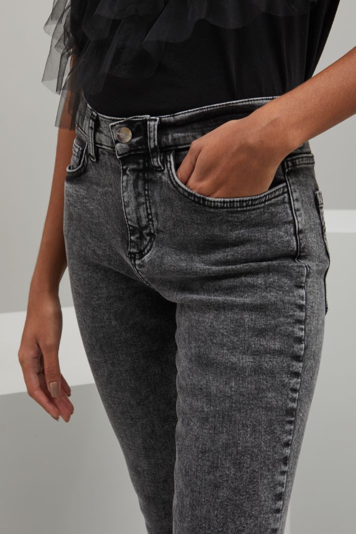 Jeans skinny - GRIGIO SCURO - Fashion Market - 3