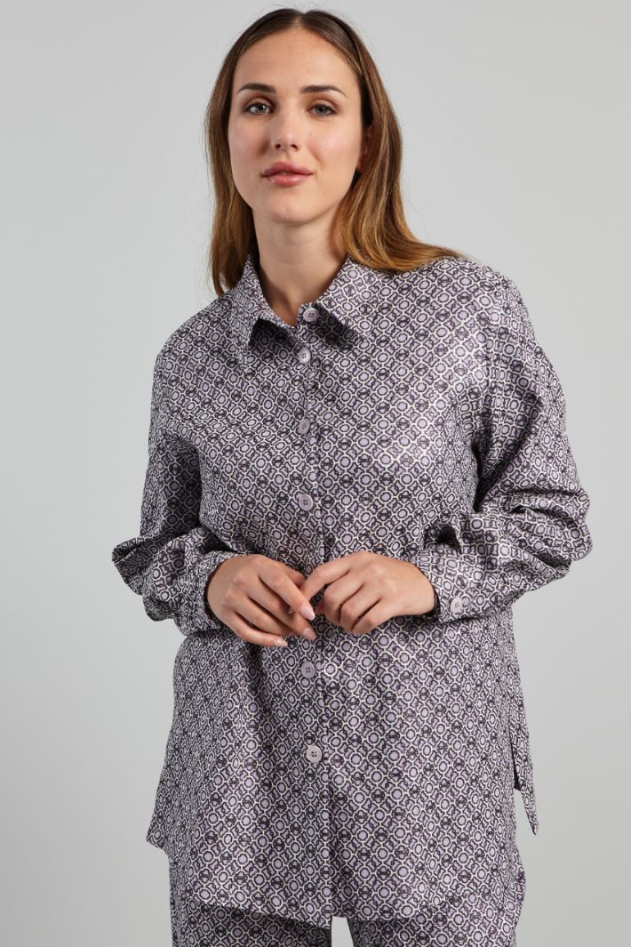 Casacca jacquard - LILLA NERO GHIACCIO - Fashion Market - 2