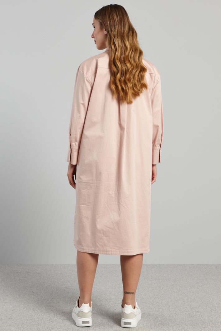 Abito chemisier in cotone - ROSA PASTELLO - Fashion Market - 4