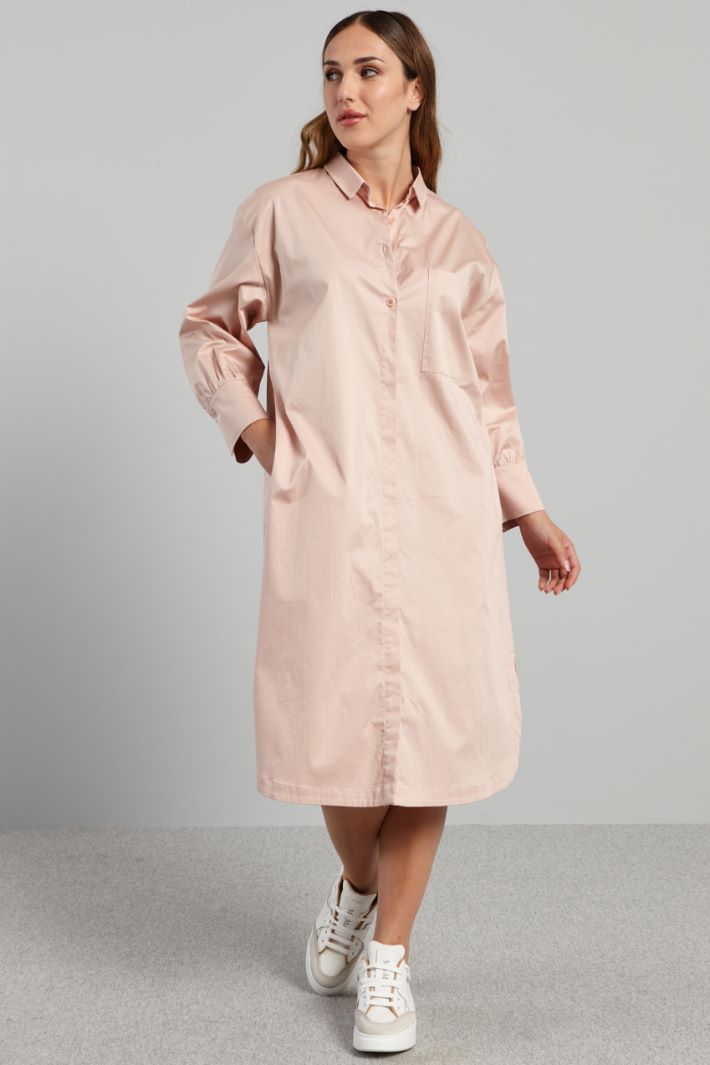 Abito chemisier in cotone - ROSA PASTELLO - Fashion Market - 2