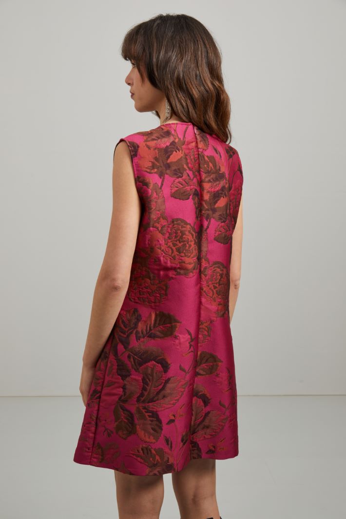 Tubino damascato - CICLAMINO MARRONE - Fashion Market - 4