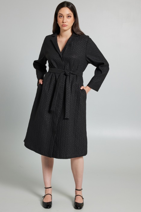 Abito chemisier jacquard - Fashion Market
