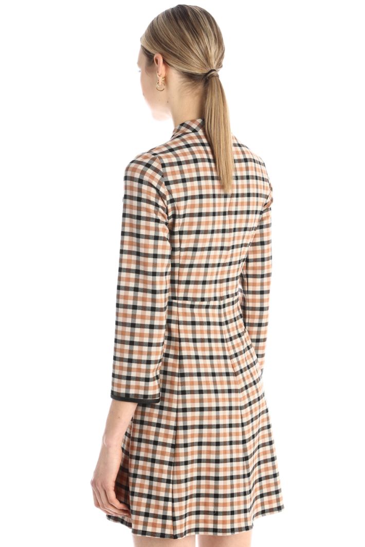 Abito svasato - BEIGE NERO - Fashion Market - 2