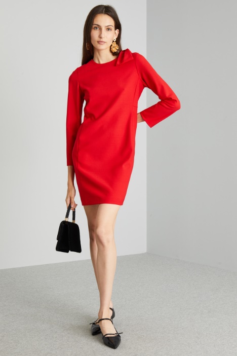 Abito corto con fiocco - Fashion Market