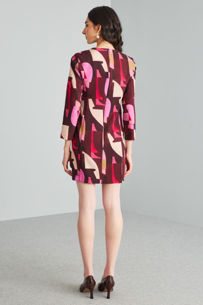 Abito corto - BORGOGNA ROSA - Fashion Market - 4