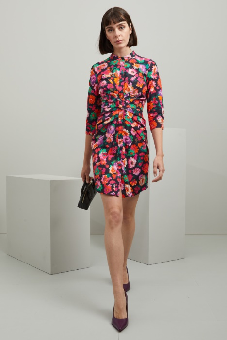 Abito aderente in popeline - Fashion Market