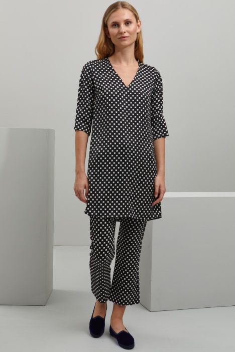 Abito corto in cady - Fashion Market