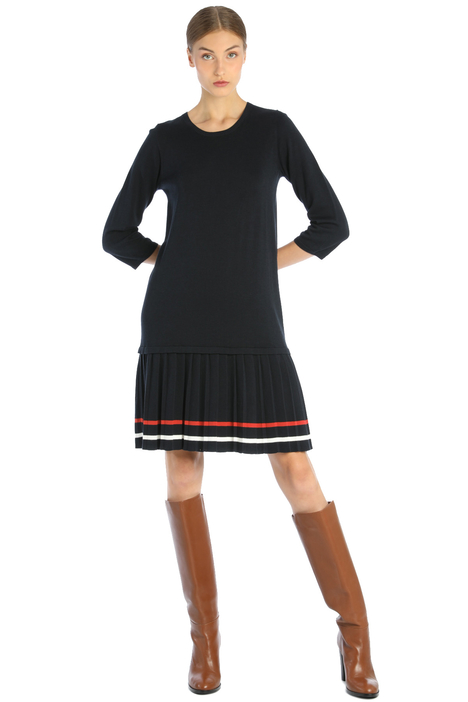 Abito in maglia con balza - Fashion Market