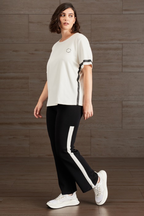 Pantaloni jogger in viscosa  - Fashion Market
