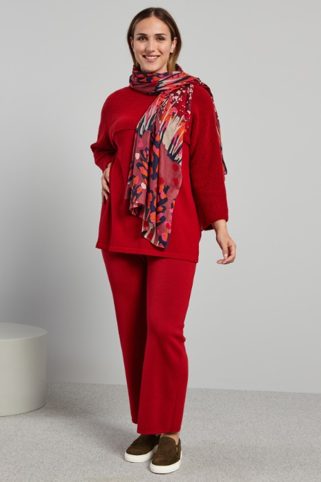 Pantaloni dritti in maglia - Fashion Market