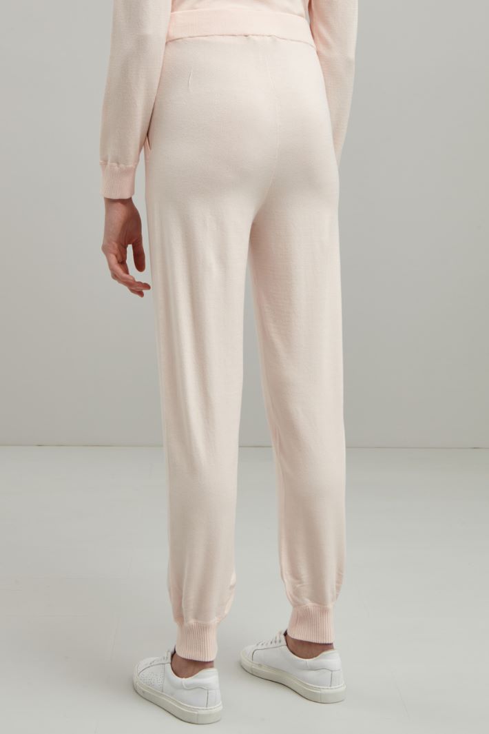 Jogger in maglia - ROSA PASTELLO - Fashion Market - 4