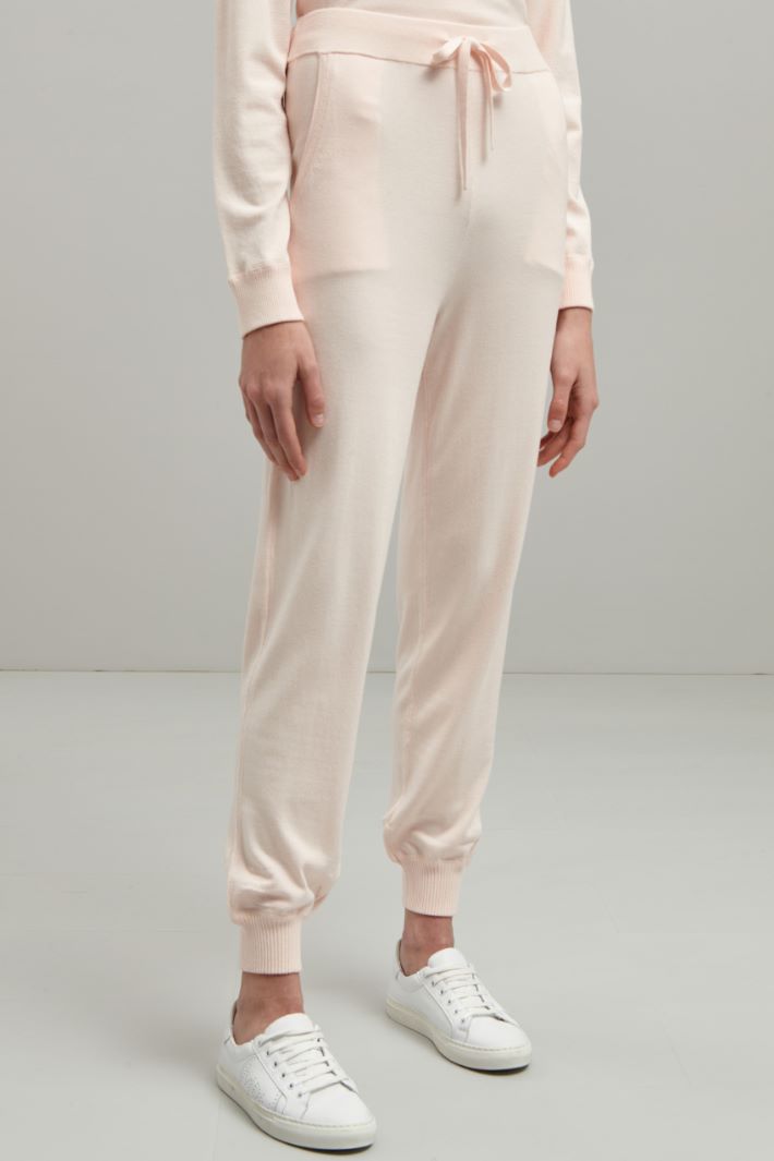Jogger in maglia - ROSA PASTELLO - Fashion Market - 2