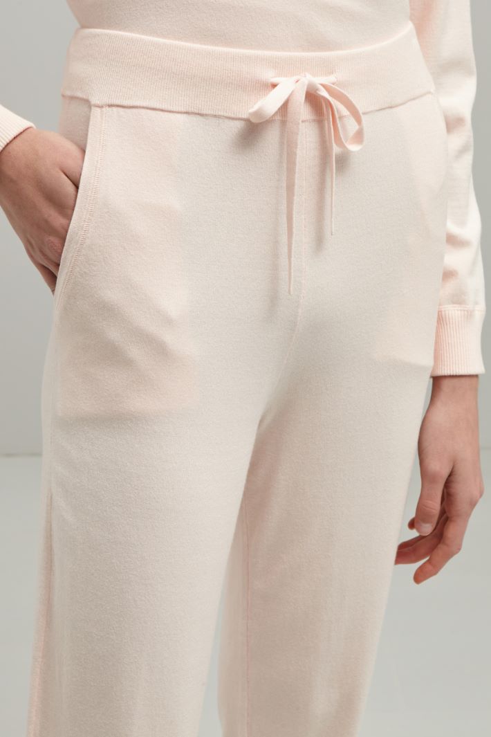 Jogger in maglia - ROSA PASTELLO - Fashion Market - 3