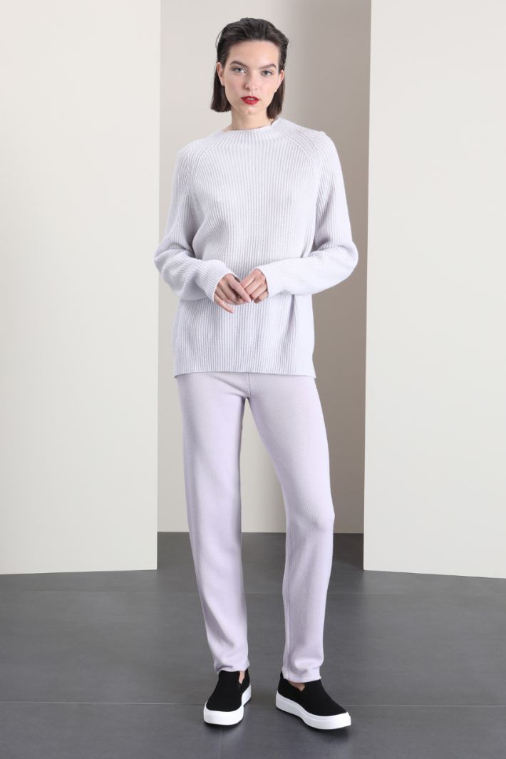 Pantaloni in pura lana - LILLA - Fashion Market