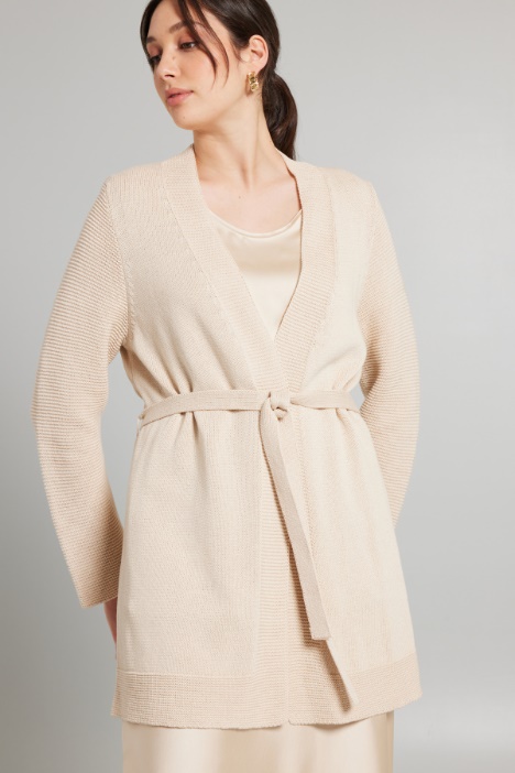 Cardigan lungo in cotone - Fashion Market