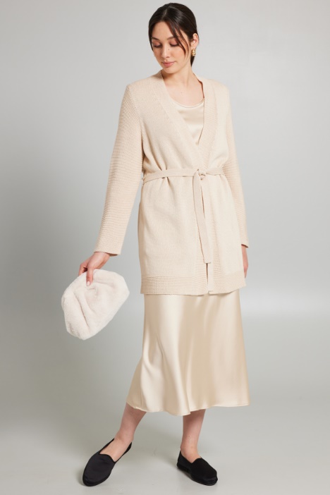 Cardigan lungo in cotone - Fashion Market
