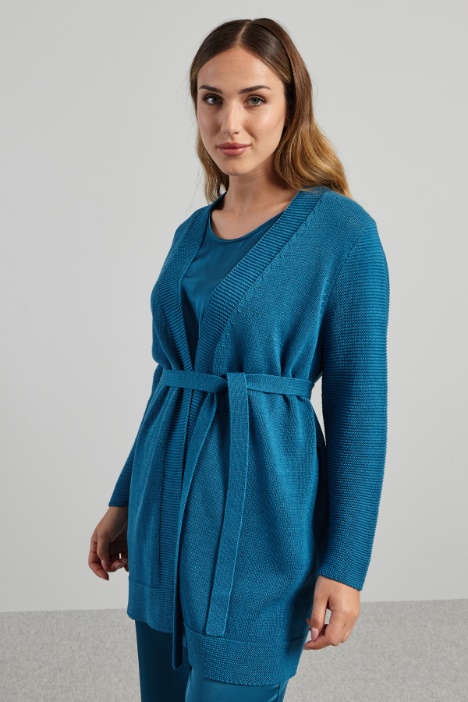 Cardigan lungo in cotone - Fashion Market