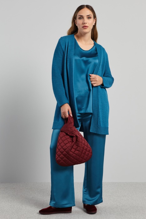 Cardigan lungo in cotone - Fashion Market